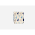 O.T.Trends baby dekentje wit/blauw met dolfijntjes 100x75 voor ledikant of box